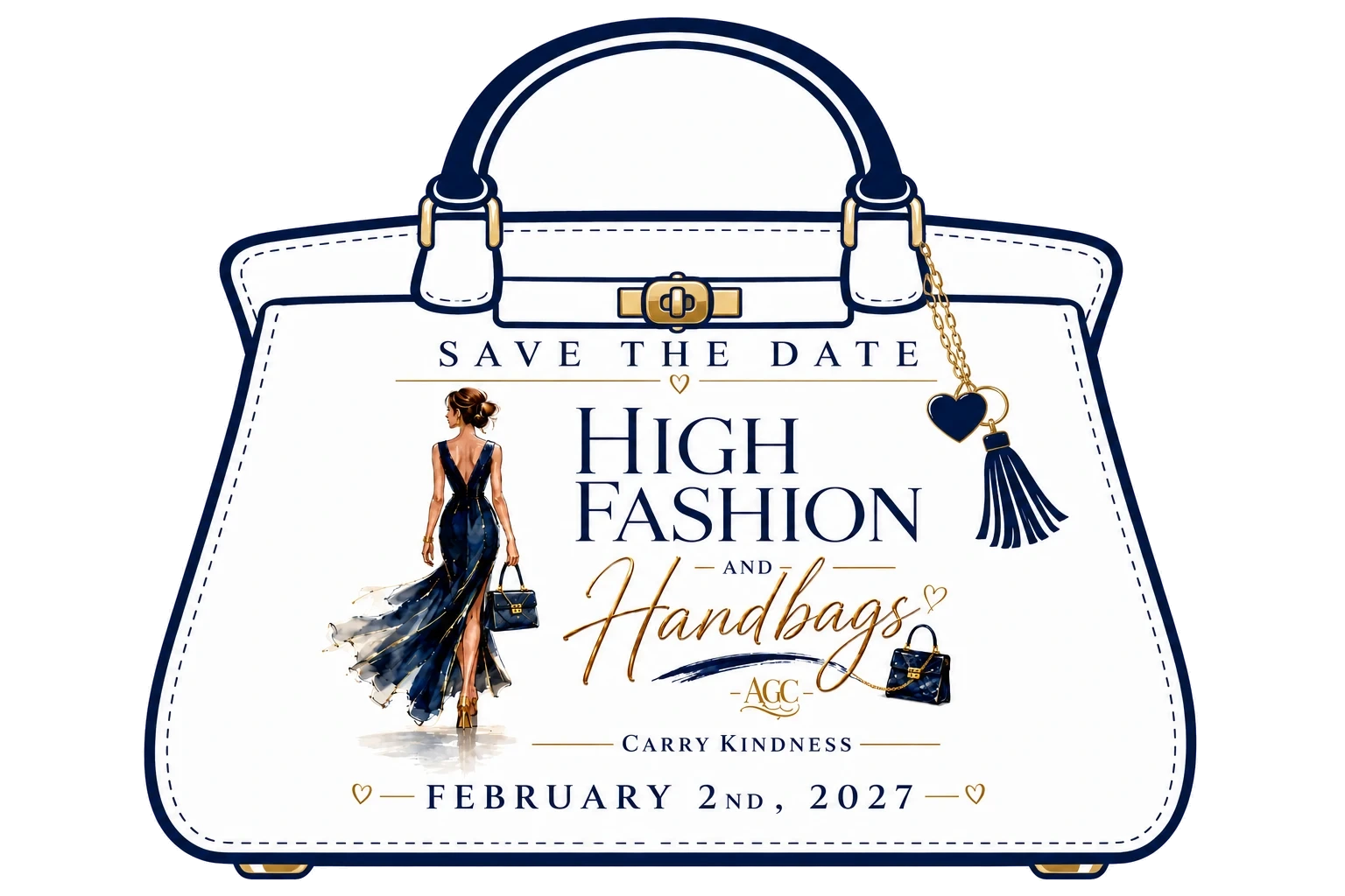 Save the Date: High Fashion and Handbags, February 2nd, 2027 - Carry Kindness
